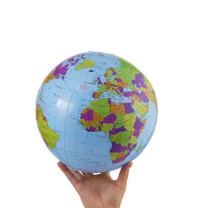 Bola de Praia Inflável 12/16 Polegadas Globo Mapa Brinquedo Educação Geografia Ensino Balão Props Para Crianças Adultos Presentes Criativos
