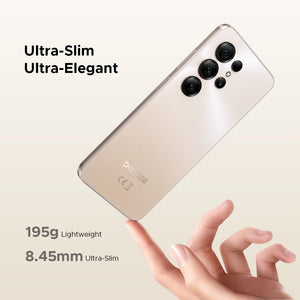 Telefone Móvel DOOGEE Note56 X Corpo Slim de 8,45mm Tela de 6,56" 90Hz Android 16 Bateria de 6150mAh Reconhecimento de Cena com IA Smartphone