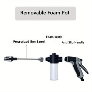 Pistola de Lavagem de Carro de Alta Pressão, Limpeza Externa de RV, Limpeza de Chaleira de Espuma, Bico de Mangueira de Jardim, Chuveiro de Jardim,