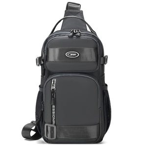 Mochila de ciclismo para homens, bolsa de peito masculina, bolsa de ombro casual para homens, bolsa transversal leve e de grande capacidade