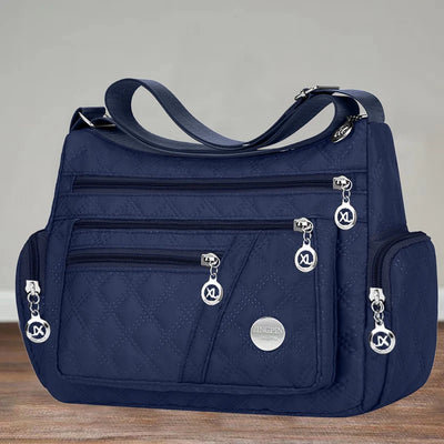 Bolsa transversal quadrada, versátil para homens e mulheres, nova bolsa grande, bolsa de tecido, bolsa de ombro estilo Oxford, fashionável