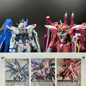 Suporte de Exibição de Cartões de Anime de Acrílico Transparente com Base, Adequado para Cartões de Anime, Cartões de Estrela, Exibição de Cartões de Jogo, Presente