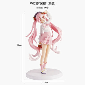 Hatsune Miku Anime Figure Collectible Doll PVC Statue Desktop Decoration Gift for Girls Otaku Cosplay Fans Kawaii Cute Japanese