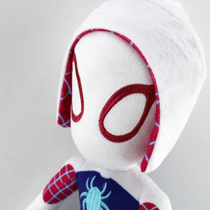 Brinquedos de pelúcia de anime Spiderman de 25~30CM Into the Spider-Verse Gwen Peter Parker Noir Bonecas Macias para presente de crianças