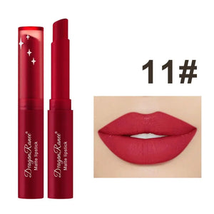 Batom Matte Matte Não Desbotável Hidratante Maquiagem Europeia e Americana Batom Matte Veludo Batom Matte à Prova d'Água Não Fácil de Desbotar Batom Matte Batom