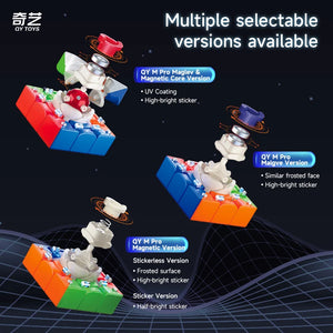 QiYi Speedcube M Pro Maglev Cubo Mágico Magnético 3x3 QY 3M Profissional 3x3x3 Quebra-Cabeça de Velocidade 3×3 Brinquedos Infantis Original Cubo Mágico