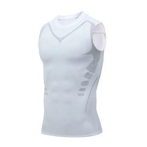 Camiseta Regata de Compressão Masculina, Camiseta de Academia Sem Mangas, Rápido Secagem, Roupas Esportivas Masculinas, Fitness, Musculação, Top de Treino