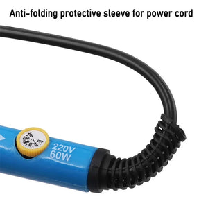 Ferro de Solda Elétrico com Temperatura Ajustável 110V/220V 60W Ferro de Solda Profissional Lápis de Calor Ferramenta de Reparação de Solda