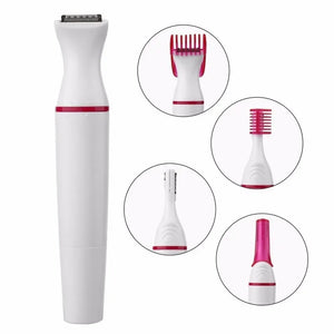 Conjunto 5 em 1 Epilador para Mulheres, Aparador de Sobrancelhas Feminino, Depilador de Senhora, Máquina de Depilação, Depilador Facial, Ferramenta Depilatória para Biquíni