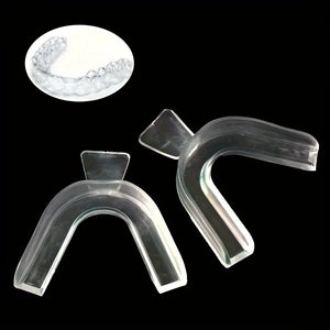 1-4 pares de Alinhadores de Dentes Unissex de Silicone Invisível, Bandeja Ortopédica Dental para Clareamento e Endireitamento, Uso Noturno, Ferramenta de Cuidado Dental