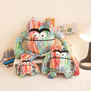 O Monstro das Cores Pelúcia Brinquedo Favor de Festa Decoração Crianças Bebê Almofada de Conforto Brinquedos de Pelúcia para Crianças Presentes Bonitos 15-35cm