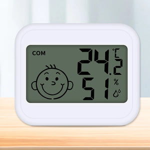 Estação Meteorológica de Casa com Relógio Eletrônico, Medidor de Temperatura e Umidade, Alarme, Termômetro LED, Termo-Higrômetro Multifuncional