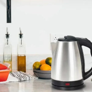 Chaleira Elétrica de Aço Inoxidável de Grau Alimentício 2L Chaleira Elétrica Chaleira de Água Quente Caldeira de Bebidas de Café Aquecedor de Água Elétrico