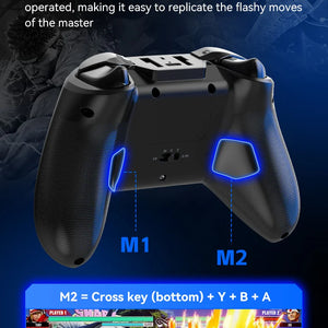 Controlador de jogo móvel sem fio G6 com gatilho Hall e joystick Hall, suportando switch/pc/android/IOS