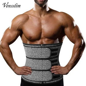 Cintura Vensslim para Homens, Cintura de Neoprene Sauna, Cintura Emagrecedora, Modelador de Abdômen, Corpete para Perda de Peso, Cinta de Compressão para Barriga