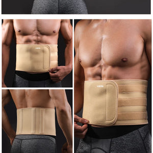 Faixa de Suporte Ajustável para a Cintura VBOSI com Talas de PVC para Homens e Mulheres – Cinta para Costas para Esportes, Treinamento e Uso Diário