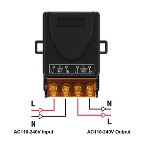 Interruptor de Controle Remoto Universal AC 220V 30A Relé 433mhz Interruptor Sem Fio e Transmissor Liga e Desliga para Luz Lâmpada Bomba de Água Porta