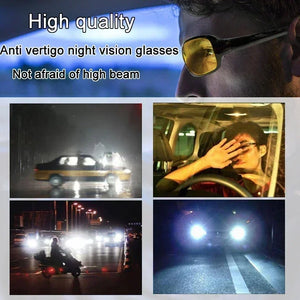 New Day and Night Car Vision Driver Glasses Anti Glare Night Vision Driver Goggles Night Driving Enhanced Light Glasses Eyewear