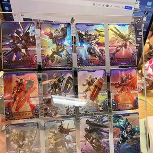 Suporte de Exibição de Cartões de Anime de Acrílico Transparente com Base, Adequado para Cartões de Anime, Cartões de Estrela, Exibição de Cartões de Jogo, Presente