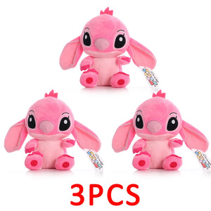 Modelos de pelúcia Stitch, bonecos de pelúcia de desenho animado, bonecos de pelúcia de anime, brinquedos de pelúcia para bebês, kawaii, presentes de aniversário, Natal e Halloween para crianças.