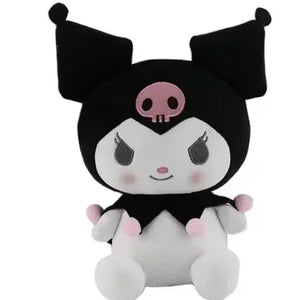 Pelúcia Sanrio Kawaii Sanrio Kuromi My Melody Cinnamoroll Brinquedos Almofada Anime Cartoon Presentes para Crianças Decoração de Quarto Bonecos.**