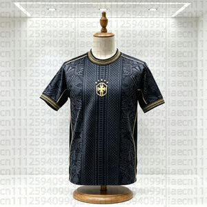 Camisa de Futebol Edição Especial Brasil 2026 Nova e Estilosa, Respirável, de Secagem Rápida, Leve e Confortável, Camiseta Esportiva Top