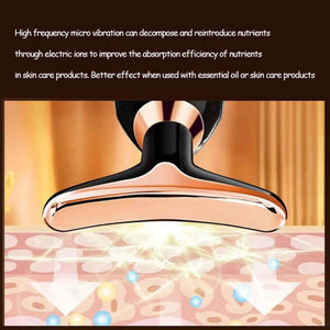 Dispositivo de Lifting Facial para Pescoço, Massagem Facial e Ocular, Introduzidor de Microcorrente, Rejuvenescimento da Pele, Antienvelhecimento, Dispositivo de Beleza, Massageador Facial