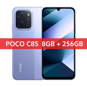 Smartphone POCO C85 Versão Global 6,9" display Dot Drop bateria de 6000mAh Câmera de 50MP 33W Helio G81-Ultra NFC