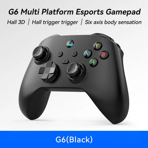 Controlador de jogo móvel sem fio G6 com gatilho Hall e joystick Hall, suportando switch/pc/android/IOS