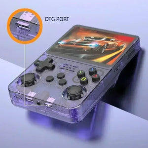Console de Jogos Portátil Retro R36S - Tela IPS de 3,5 Polegadas, 64GB/128GB/256GB, Dispositivo de Jogos Portátil com Jogos Embutidos