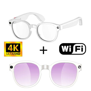 Óculos Inteligentes Xiaomi AI 4K HD Lente Fotocromática Câmera Óculos Chamadas Bluetooth Reprodutor de Música Assistente de Voz Tradução Vídeo