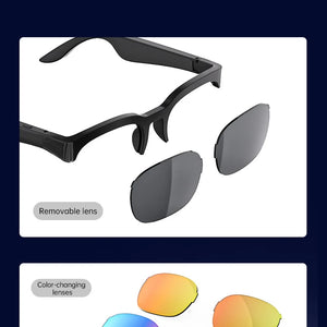 Novos Óculos de Sol Inteligentes Bluetooth Sem Fio Óculos Multifuncionais com Chamada Bluetooth Mãos Livres Proteção UV para Esportes ao Ar Livre