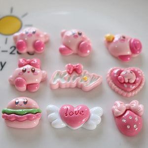 Charms de Sapato de Chef Kirby de Desenho Animado Fofos, Decorações DIY para Tamancos e Sandálias, Acessórios de Sapato de Desenho Animado Engraçados, Presente de Férias para Meninos e Meninas