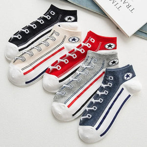 1pairs Men's Fashion Cotton Breathable Comfortable Ankle Socks, Men's Summer Socks