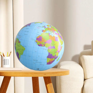Bola de Praia Inflável 12/16 Polegadas Globo Mapa Brinquedo Educação Geografia Ensino Balão Props Para Crianças Adultos Presentes Criativos