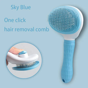 Escova de Cabelo para Cães, Pente para Gatos, Escova Removedora de Pelos para Cães e Gatos, Ferramentas de Higiene para Filhotes e Gatinhos, Acessórios para Cães, Suprimentos para Animais de Estimação