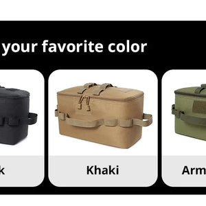 Bolsa de Armazenamento para Tanque de Gás para Camping ao Ar Livre, Grande Capacidade, Bolsa de Ferramentas com Estaca para o Solo, Bolsa para Lata de Gás, Conjunto de Utensílios de Cozinha para Piquenique