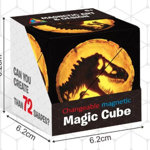 Variedade Geométrica Cubo Mágico Magnético Anti Estresse 3D Cubo de Quebra-Cabeça de Mão para Crianças Aliviador de Estresse Brinquedo Fidget