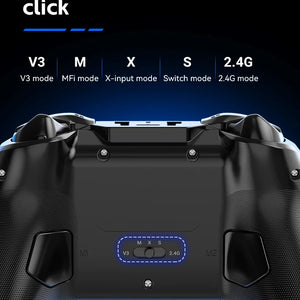 Controlador de jogo móvel sem fio G6 com gatilho Hall e joystick Hall, suportando switch/pc/android/IOS