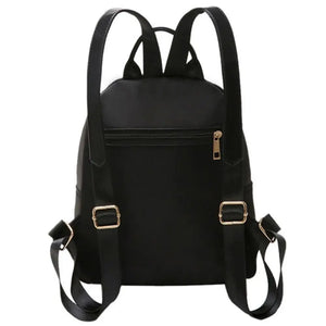 Mochila Multifuncional Feminina Fashion Menina Oxford Dia Viagem Mochila Mini Fofa Mochila Masculina Bolsa Preta Quente