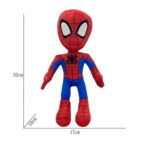 Brinquedos de pelúcia de anime Spiderman de 25~30CM Into the Spider-Verse Gwen Peter Parker Noir Bonecas Macias para presente de crianças