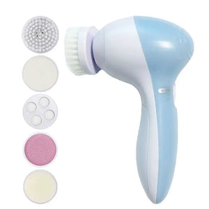 Limpeza Facial Elétrica 5 EM 1 Escova de Limpeza Facial Máquina de Lavagem Spa Cuidados com a Pele Massageador Ferramentas de Limpeza de Cravos Limpador Facial