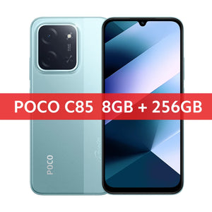 Smartphone POCO C85 Versão Global 6,9" display Dot Drop bateria de 6000mAh Câmera de 50MP 33W Helio G81-Ultra NFC