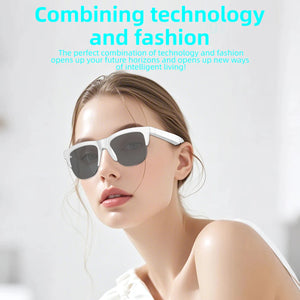 NOVOS Óculos Inteligentes V5.3 Chamada Bluetooth Fones de Ouvido de Alta Qualidade Óculos de Sol para Esportes ao Ar Livre Anti-toque UV Reprodutor de Música para Homens e Mulheres