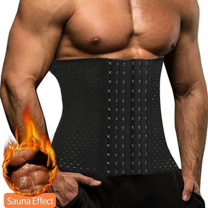 Modeladores de Cintura Corset para Homens Redutor de Abdômen Cinta de Emagrecimento Shapewear Alta Compressão Cinta de Modelagem para Exercícios Faja