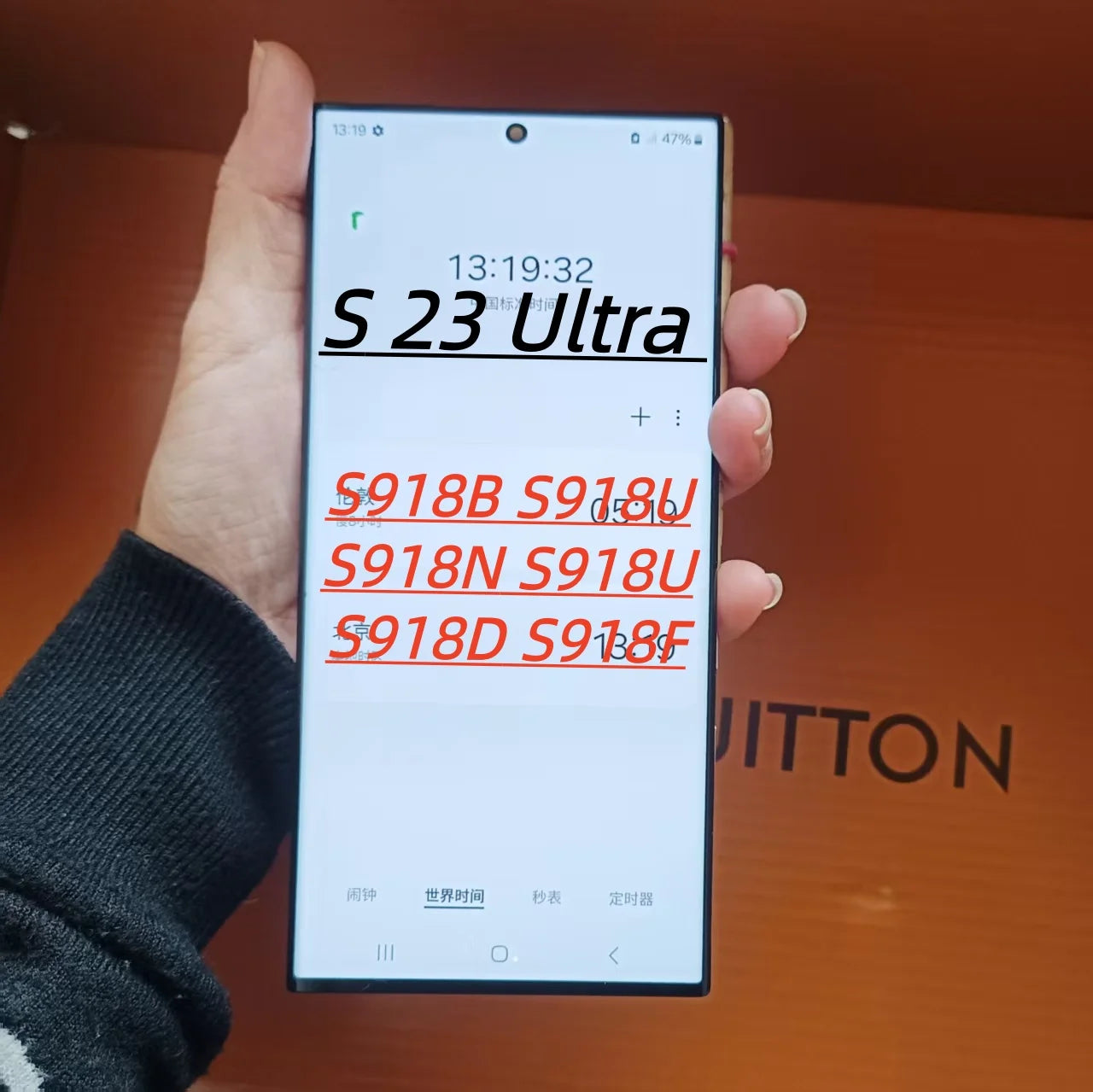O S23Ultra original tem defeitos, funciona bem e pode ser usado para substituir os displays dos componentes S9180, S918D e S918U.