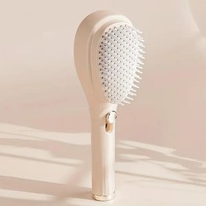 1 peça de Pente Retrátil Mágico - Escova de Massagem e Desembaraçamento do Couro Cabeludo Antiestática para Todos os Tipos de Cabelo - Caixa de Presente de Ferramenta de Beleza