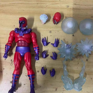 Em Estoque Mafex Anime Figures X-Men Magneto Figura Brinquedo 3 Cabeças Figura de Ação Modelo de Coleção para Meninos Decoração de Mesa Ornamento Brinquedo Presente