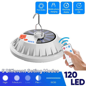 Lanterna de Camping Portátil Power Bank Lanterna LED para Camping Lanterna de Mão à Prova d'Água Luz de Tenda Externa Lanterna Recarregável Holofote Lanterna