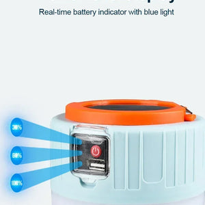 Lanterna de Camping Portátil Power Bank Lanterna LED para Camping Lanterna de Mão à Prova d'Água Luz de Tenda Externa Lanterna Recarregável Holofote Lanterna